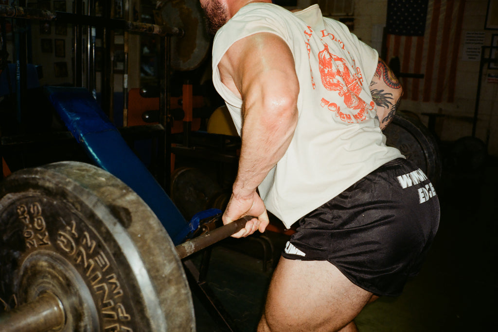 Shredded: "Tough Times" Cropped Cap Sleeve Tee