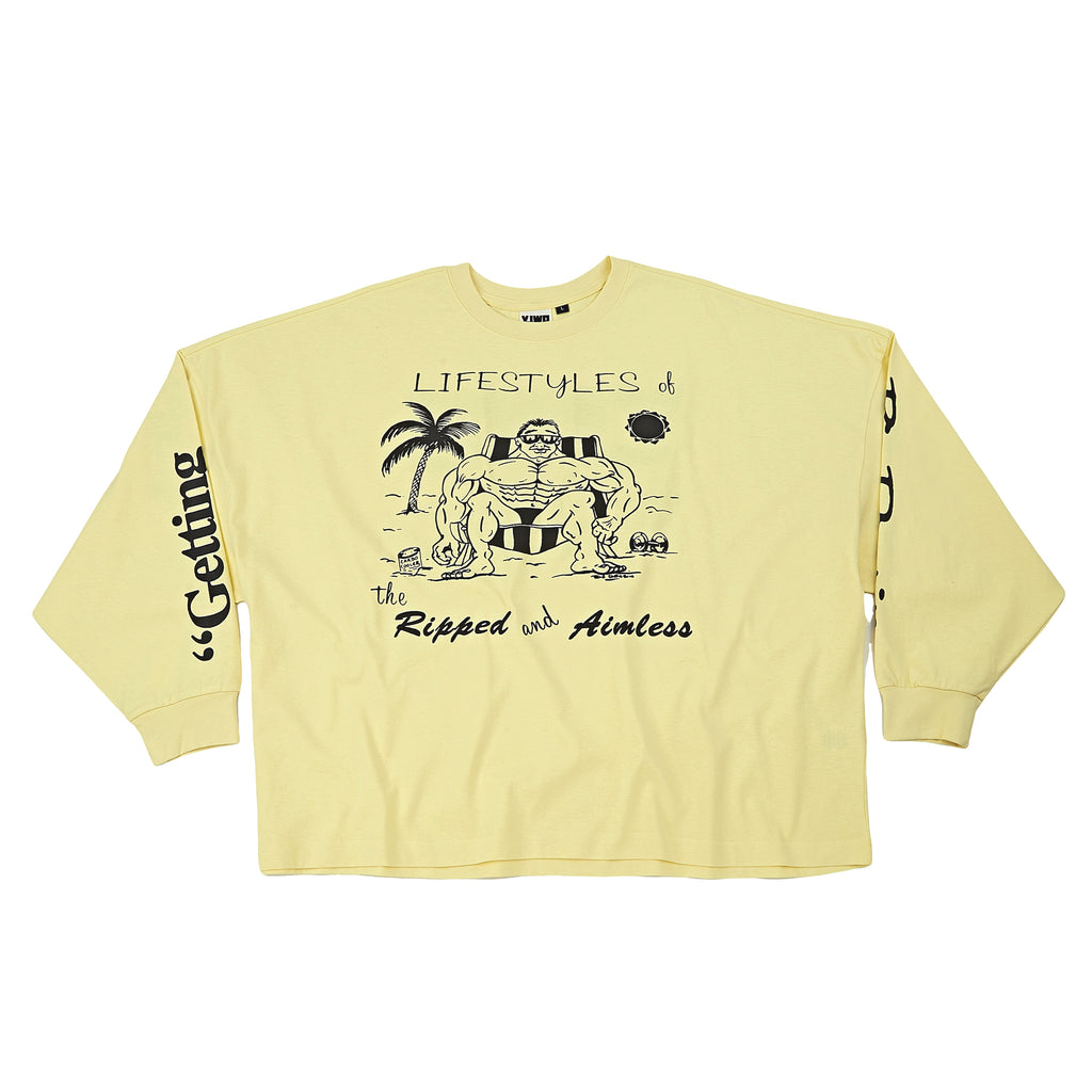 "Lifestyles of the Ripped & Aimless" Box Cut LS