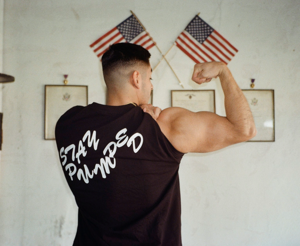 Lessons : "Stay Pumped" Pocket Tee