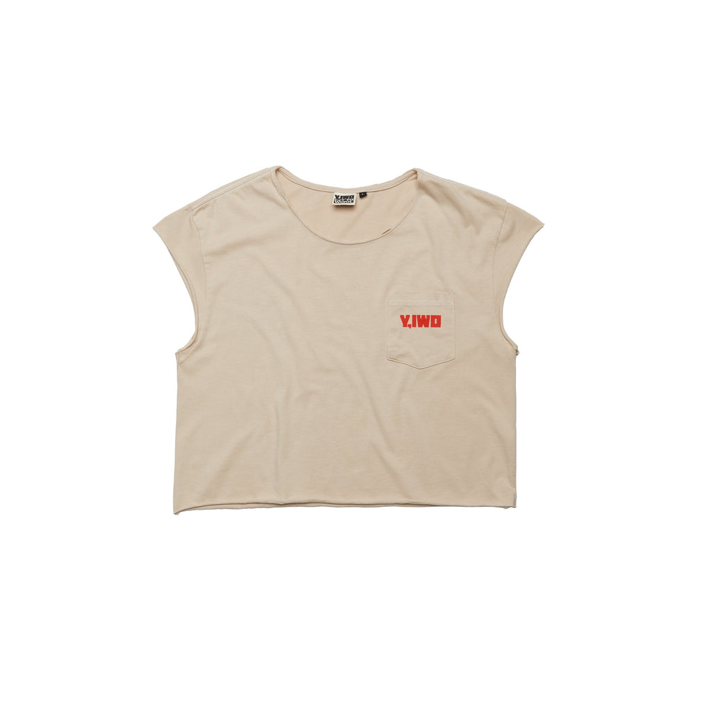 Shredded: "Tough Times" Cropped Cap Sleeve Tee