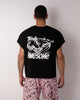 Strong: "Totally Awesome" Cropped Cap Sleeve Tee