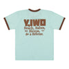 Venice Beach "Babes, Biceps" Ringer Tee