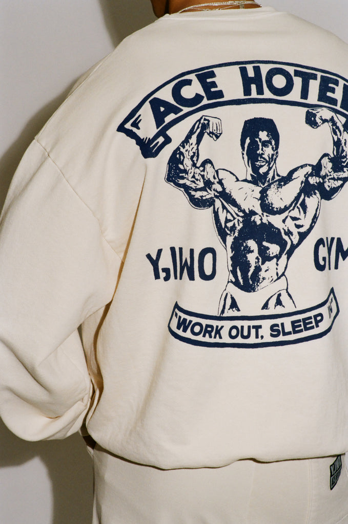 Ace Hotel "He Works Out" Crewneck