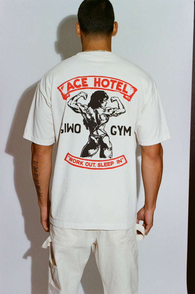 Ace Hotel "She Works Out" Pocket Tee