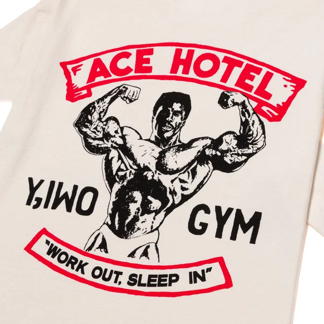 Ace Hotel "He Works Out" Pocket Tee