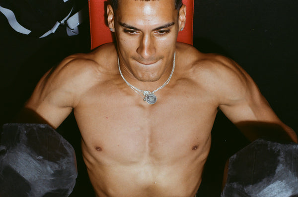 Ace Hotel Dumbbell Pendant Necklace