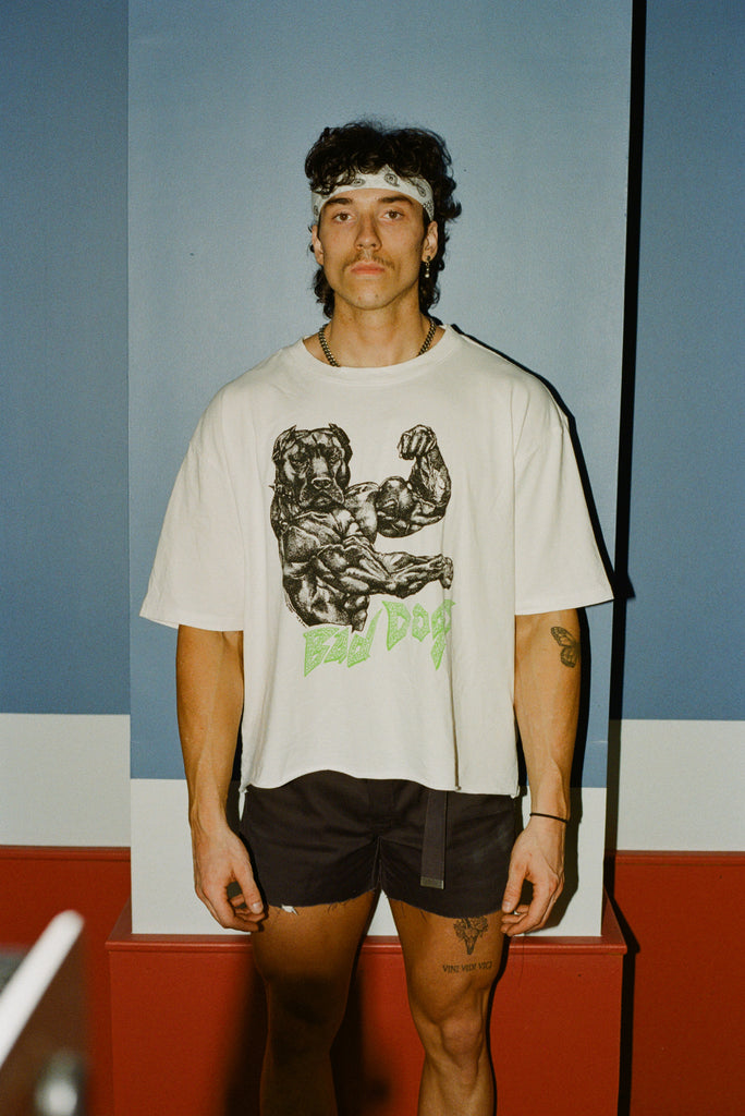 Strong: "Bad Dogs" Cropped Tee