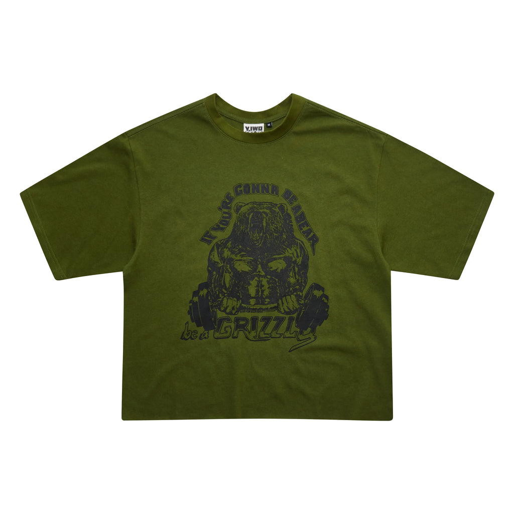 Strong: "Be a Grizzly" Cropped Tee