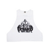Strong: POWER Cropped Side Cut Tee