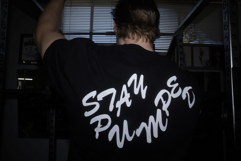 Lessons : "Stay Pumped" Pocket Tee
