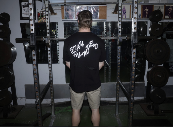 Lessons : "Stay Pumped" Pocket Tee