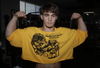 Shredded: "Animal Workouts" Cropped Box Cut Long Sleeve