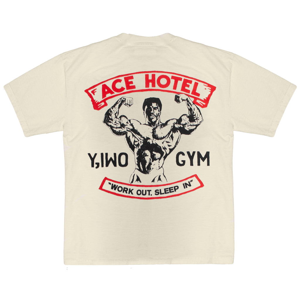 Ace Hotel "He Works Out" Pocket Tee