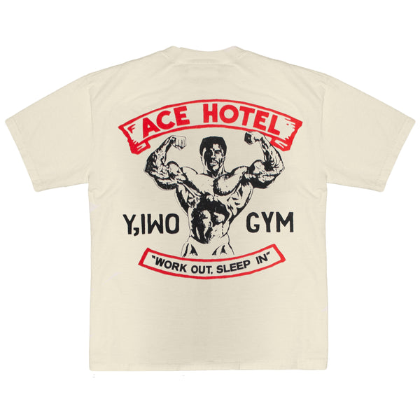 Ace Hotel "He Works Out" Pocket Tee