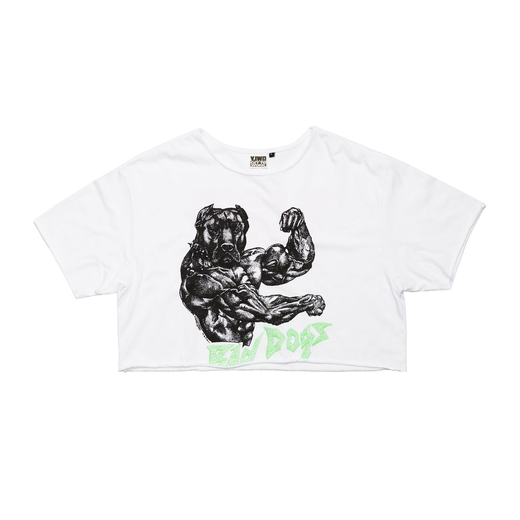 Shredded: "Bad Dogs" Mid Crop Tee