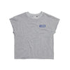 Strong: "Power Crazy" Cropped Cap Sleeve Tee