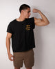 "Big Boy Club" Cropped Cap Sleeve Tee