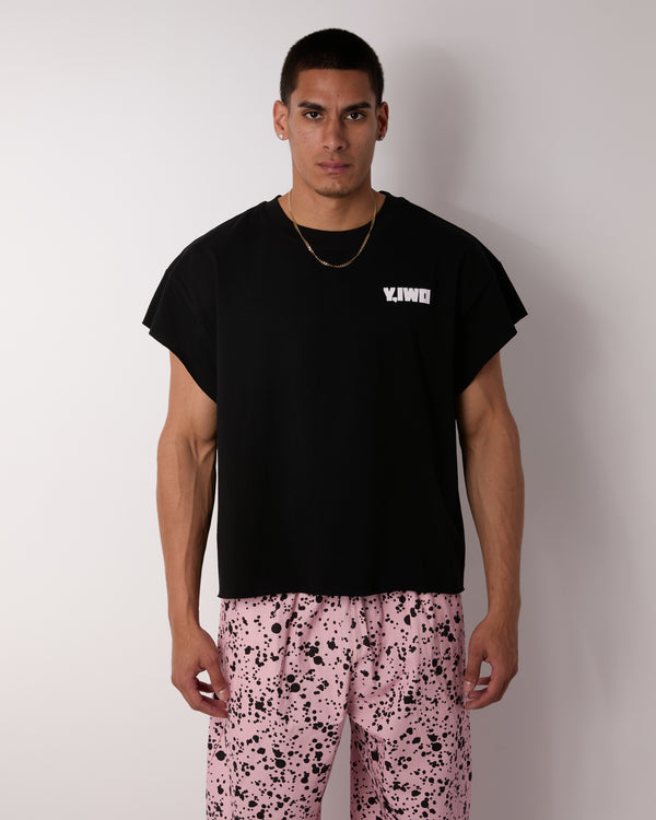 Strong: "Totally Awesome" Cropped Cap Sleeve Tee