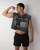 Shredded: "Paybacks" Cropped Muscle Tee