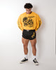 Shredded: "Animal Workouts" Cropped Box Cut Long Sleeve