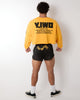 Shredded: "Animal Workouts" Cropped Box Cut Long Sleeve