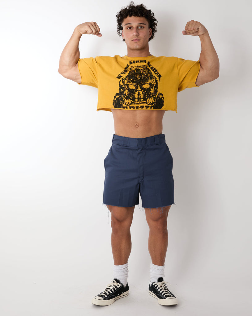 Shredded: "Be a Grizzly" Mid Crop Tee