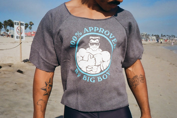 "Approved by Big Boy"  Beach Tee