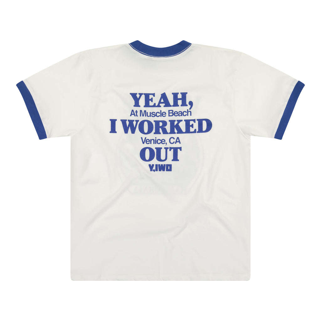 Venice Beach "Worked Out" Ringer Tee